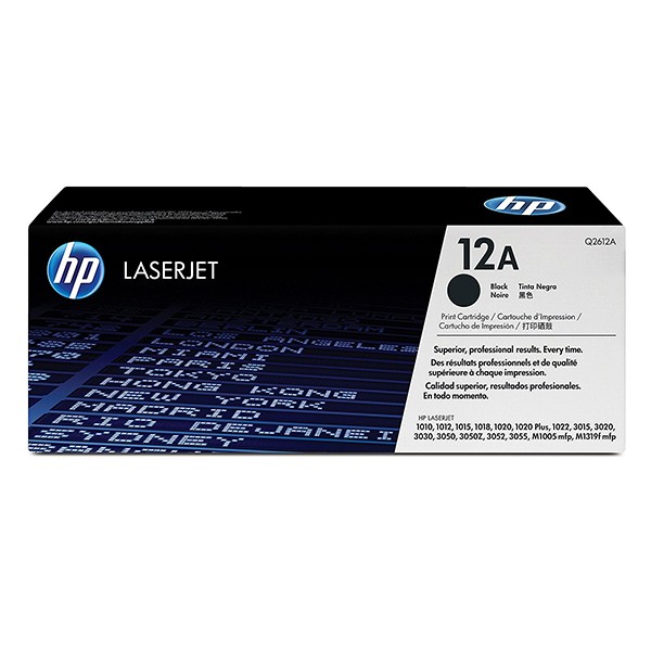 HP 12A (Q2612A) Original Toner Cartridge - Black